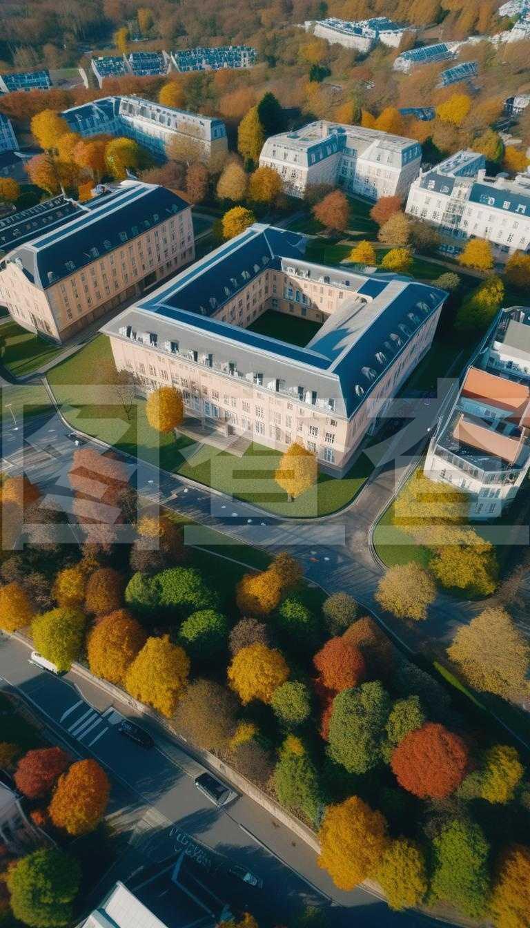 航拍中学