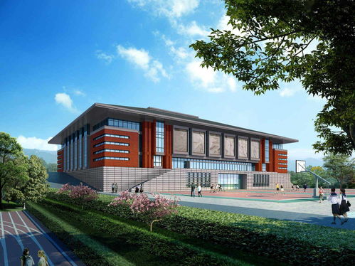 总建面约17万方,班级数为100班,乌当区洛湾半岛地块一学校效果图出炉